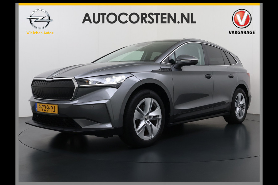 Škoda ENYAQ iV 80 SOH 96% Adap.Cruise Navi 3-Zone Ecc 360°Camera Stoel+Stuurverwarming Apple Carplay Android Auto Pdc Elek.Stoel+Memory Lmv Privacy Glas Isofix DAB P Assist Led 1e Eigenaar Dealeronderhouden Origineel Nederlandse Auto