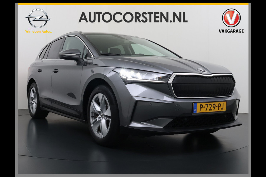 Škoda ENYAQ iV 80 SOH 96% Adap.Cruise Navi 3-Zone Ecc 360°Camera Stoel+Stuurverwarming Apple Carplay Android Auto Pdc Elek.Stoel+Memory Lmv Privacy Glas Isofix DAB P Assist Led 1e Eigenaar Dealeronderhouden Origineel Nederlandse Auto