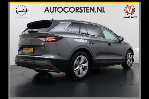 Škoda ENYAQ iV 80 SOH 96% Adap.Cruise Navi 3-Zone Ecc 360°Camera Stoel+Stuurverwarming Apple Carplay Android Auto Pdc Elek.Stoel+Memory Lmv Privacy Glas Isofix DAB P Assist Led 1e Eigenaar Dealeronderhouden Origineel Nederlandse Auto