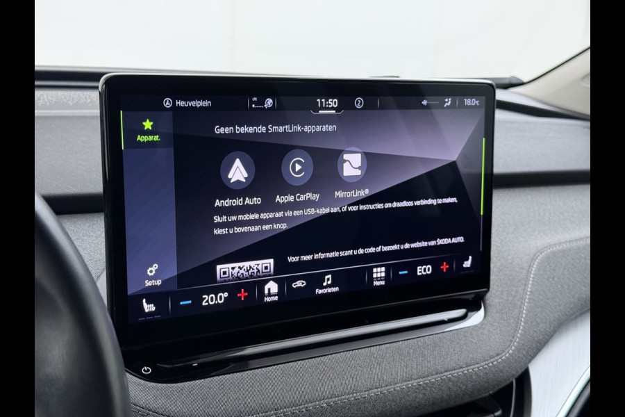 Škoda ENYAQ iV 80 SOH 96% Adap.Cruise Navi 3-Zone Ecc 360°Camera Stoel+Stuurverwarming Apple Carplay Android Auto Pdc Elek.Stoel+Memory Lmv Privacy Glas Isofix DAB P Assist Led 1e Eigenaar Dealeronderhouden Origineel Nederlandse Auto