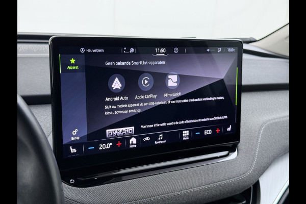 Škoda ENYAQ iV 80 SOH 96% Adap.Cruise Navi 3-Zone Ecc 360°Camera Stoel+Stuurverwarming Apple Carplay Android Auto Pdc Elek.Stoel+Memory Lmv Privacy Glas Isofix DAB P Assist Led 1e Eigenaar Dealeronderhouden Origineel Nederlandse Auto