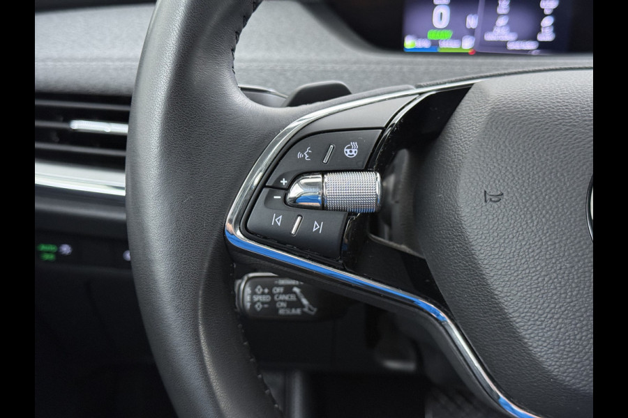 Škoda ENYAQ iV 80 SOH 96% Adap.Cruise Navi 3-Zone Ecc 360°Camera Stoel+Stuurverwarming Apple Carplay Android Auto Pdc Elek.Stoel+Memory Lmv Privacy Glas Isofix DAB P Assist Led 1e Eigenaar Dealeronderhouden Origineel Nederlandse Auto