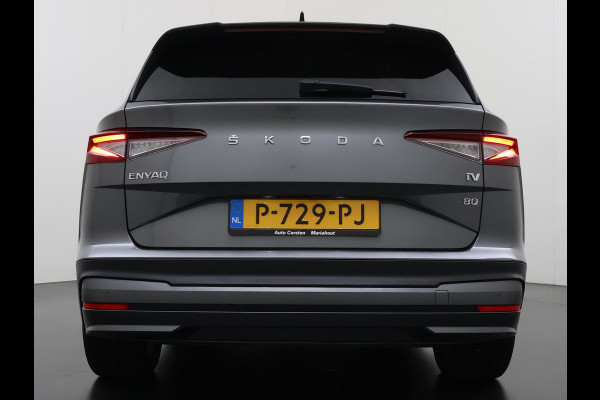 Škoda ENYAQ iV 80 SOH 96% Adap.Cruise Navi 3-Zone Ecc 360°Camera Stoel+Stuurverwarming Apple Carplay Android Auto Pdc Elek.Stoel+Memory Lmv Privacy Glas Isofix DAB P Assist Led 1e Eigenaar Dealeronderhouden Origineel Nederlandse Auto