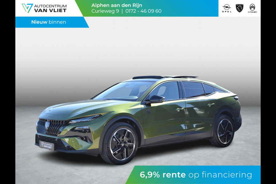 Peugeot e-408 GT Exclusive 58 kWh | PANORAMADAK | ELEKTRISCHE ACHTERKLEP | AGR STOEL | 19" L.M.V. | NIEUWE TYPE!