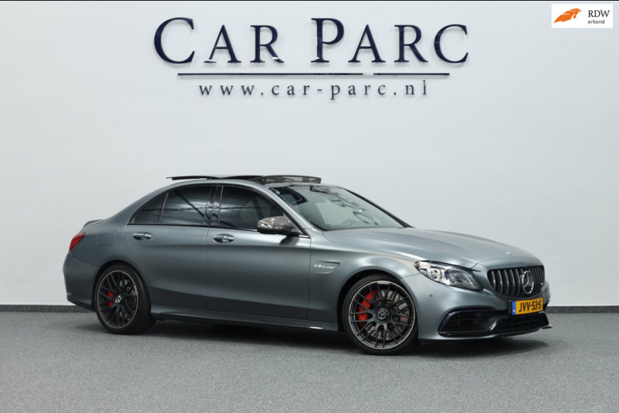Mercedes-Benz C-Klasse AMG 63 S 510+PK MULTIBEAM/VIRTUAL/SFEER/PANO/SCHAAL+LEER+S.VERKOELING/19" LMV/360 CAM/ACC/12 MDN GARANTIE!