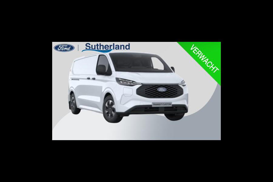 Ford E-Transit Cust. 340 L2H1 Trend 71 kWh 136pk | Bekleding zijwand en achterdeuren (volledig) | Laadvloer bescherming | 8-weg verstelbare en verwarmbare bestuurdersstoel met armsteun (i.c.m. bijrijdersbank) | Trekhaakvoorbereiding | Allweather banden | AGM accu | Laadkabel 10 | LED laadruimteverlichting (5 spots) | Vehicle Integration System
