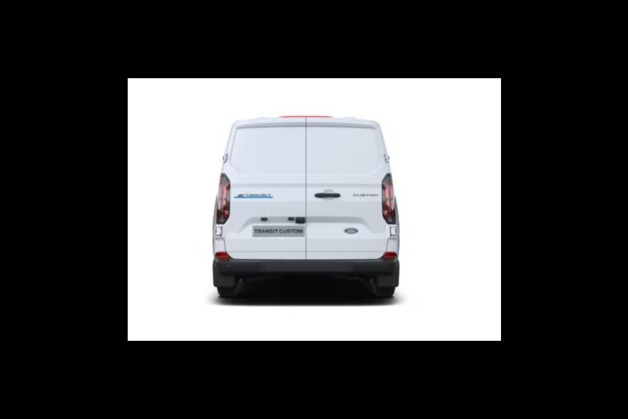 Ford E-Transit Cust. 340 L2H1 Trend 71 kWh 136pk | Bekleding zijwand en achterdeuren (volledig) | Laadvloer bescherming | 8-weg verstelbare en verwarmbare bestuurdersstoel met armsteun (i.c.m. bijrijdersbank) | Trekhaakvoorbereiding | Allweather banden | AGM accu | Laadkabel 10 | LED laadruimteverlichting (5 spots) | Vehicle Integration System