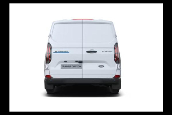 Ford E-Transit Cust. 340 L2H1 Trend 71 kWh 136pk | Bekleding zijwand en achterdeuren (volledig) | Laadvloer bescherming | 8-weg verstelbare en verwarmbare bestuurdersstoel met armsteun (i.c.m. bijrijdersbank) | Trekhaakvoorbereiding | Allweather banden | AGM accu | Laadkabel 10 | LED laadruimteverlichting (5 spots) | Vehicle Integration System