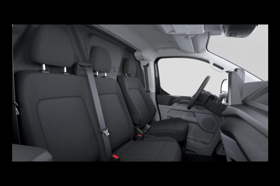 Ford E-Transit Cust. 340 L2H1 Trend 71 kWh 136pk | Bekleding zijwand en achterdeuren (volledig) | Laadvloer bescherming | 8-weg verstelbare en verwarmbare bestuurdersstoel met armsteun (i.c.m. bijrijdersbank) | Trekhaakvoorbereiding | Allweather banden | AGM accu | Laadkabel 10 | LED laadruimteverlichting (5 spots) | Vehicle Integration System