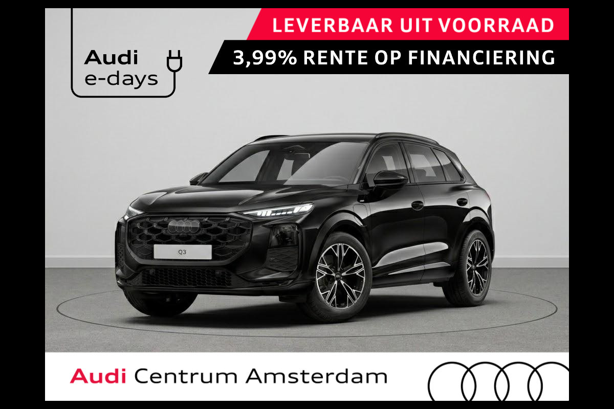 Audi Q3 S edition e-hybrid 272 pk | Techniekpakket plus | Optiekpakket zwart-glanzend | Funktioneel pakket 2 | Privacy glas |