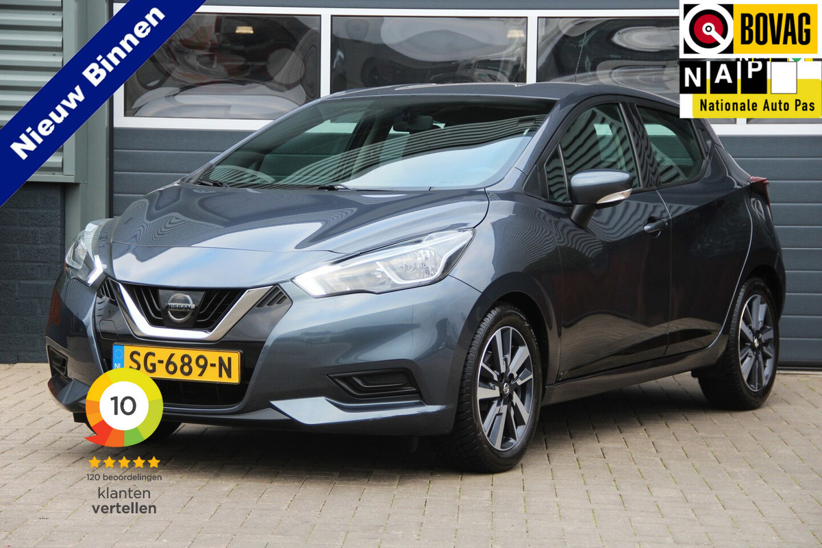 Nissan Micra 0.9 IG-T Acenta CarPlay | Airco | Cruise | Brake Assist | Rijbaan assist | Sportstuurwiel
