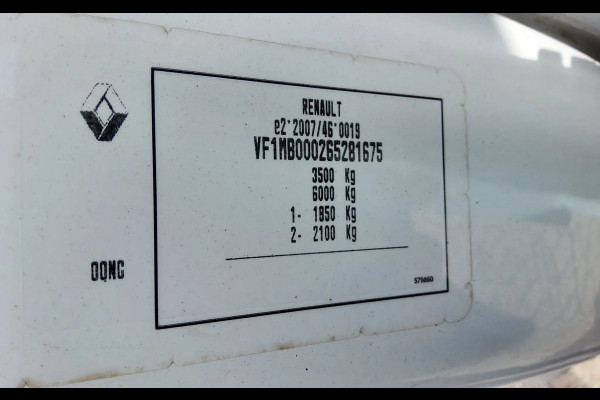 Renault Master 130.35 VFL-34-Z - LAADBAK - LAADKLEP - EURO 6