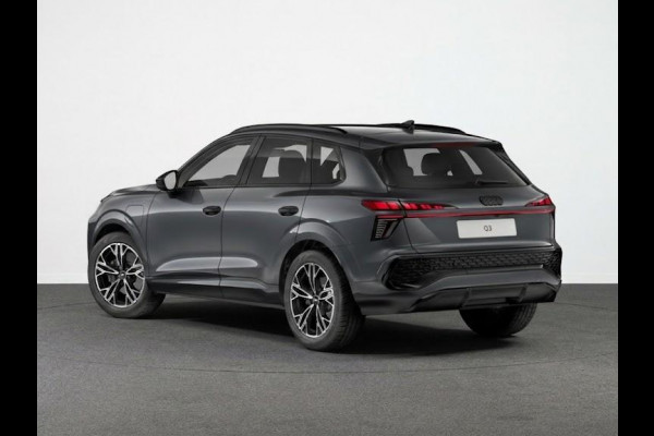 Audi Q3 S edition e-hybrid 272 pk | Panorama-glasdak | Optiekpakket zwart-glanzend | Sportstoelen zwart leder | Techniekpakket plus |