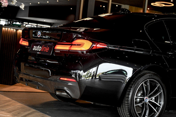 BMW 5 Serie 520e M-Sport, [SoH 90%], Shadow Line, Laser, Memory, HUD, Camera, Carplay, Ambient,