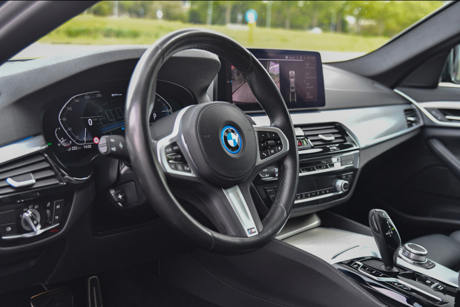 BMW 5 Serie 520e M-Sport, [SoH 90%], Shadow Line, Laser, Memory, HUD, Camera, Carplay, Ambient,