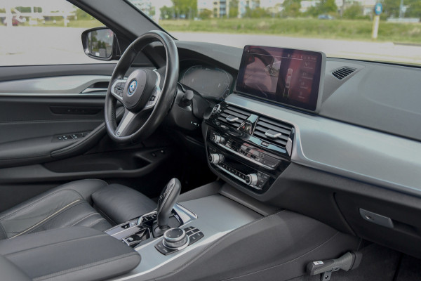 BMW 5 Serie 520e M-Sport, [SoH 90%], Shadow Line, Laser, Memory, HUD, Camera, Carplay, Ambient,