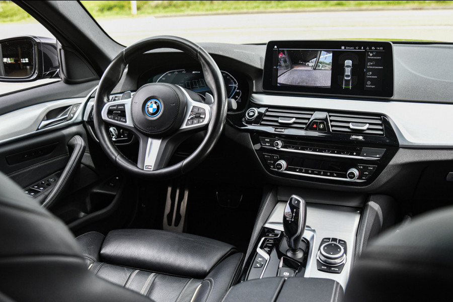 BMW 5 Serie 520e M-Sport, [SoH 90%], Shadow Line, Laser, Memory, HUD, Camera, Carplay, Ambient,