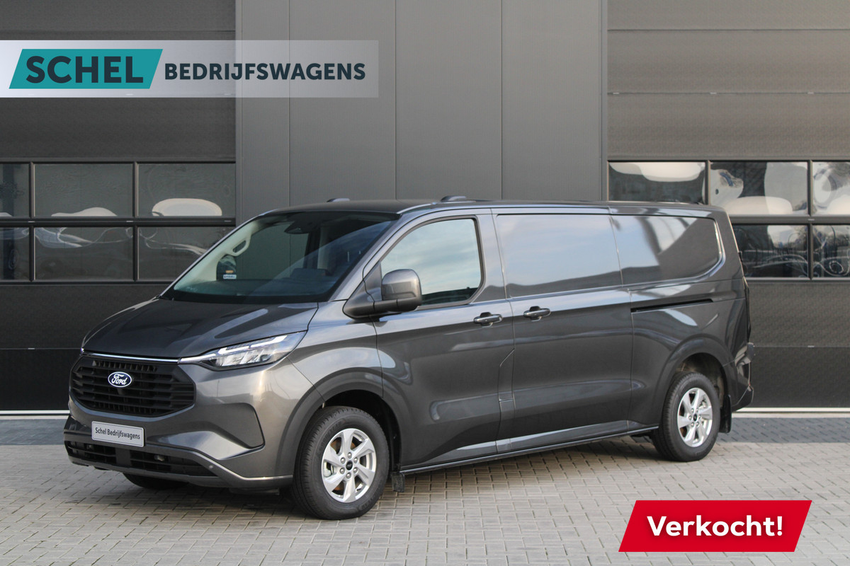 Ford Transit Custom 320 2.5 PHEV L2H1 Limited 232pk - 2x Schuifdeur - Trekhaak - Stoel/Stuurverwarming - Keyless - Rijklaar