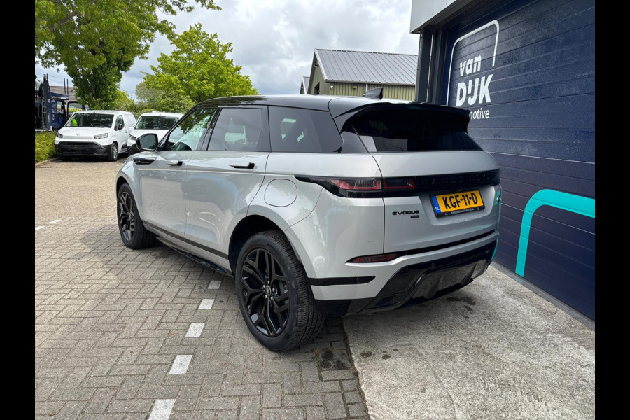 Land Rover Range Rover Evoque 1.5 P300e AWD R-Dynamic SE Panoramadak Lederen bekleding R Dynamic Exterior + Black Pack 20” lichtmetalen velgen