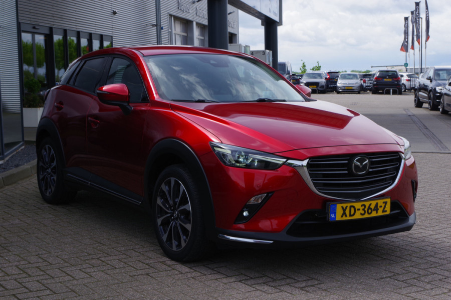 Mazda CX-3 2.0 SkyActiv-G GT-M 120 PK Automaat, Cruise Control, Trekhaak, Stoelverwarming, LED, Navigatie