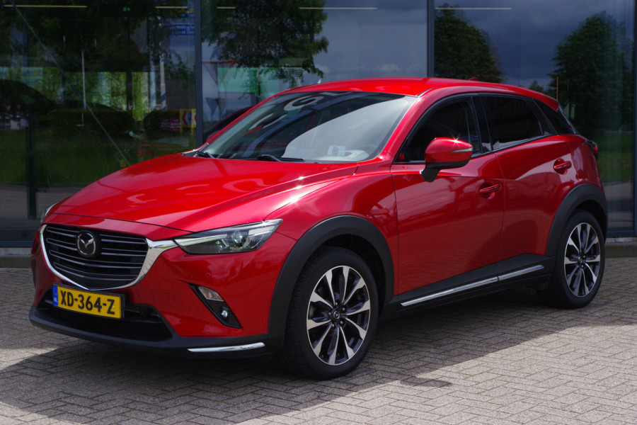 Mazda CX-3 2.0 SkyActiv-G GT-M 120 PK Automaat, Cruise Control, Trekhaak, Stoelverwarming, LED, Navigatie