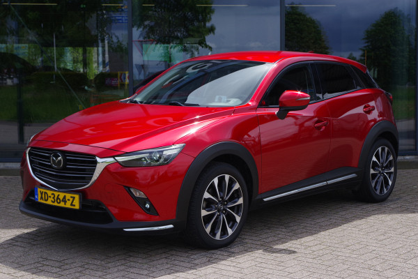 Mazda CX-3 2.0 SkyActiv-G GT-M 120 PK Automaat, Cruise Control, Trekhaak, Stoelverwarming, LED, Navigatie