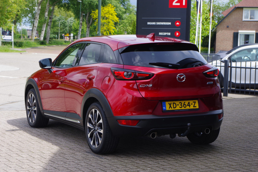 Mazda CX-3 2.0 SkyActiv-G GT-M 120 PK Automaat, Cruise Control, Trekhaak, Stoelverwarming, LED, Navigatie