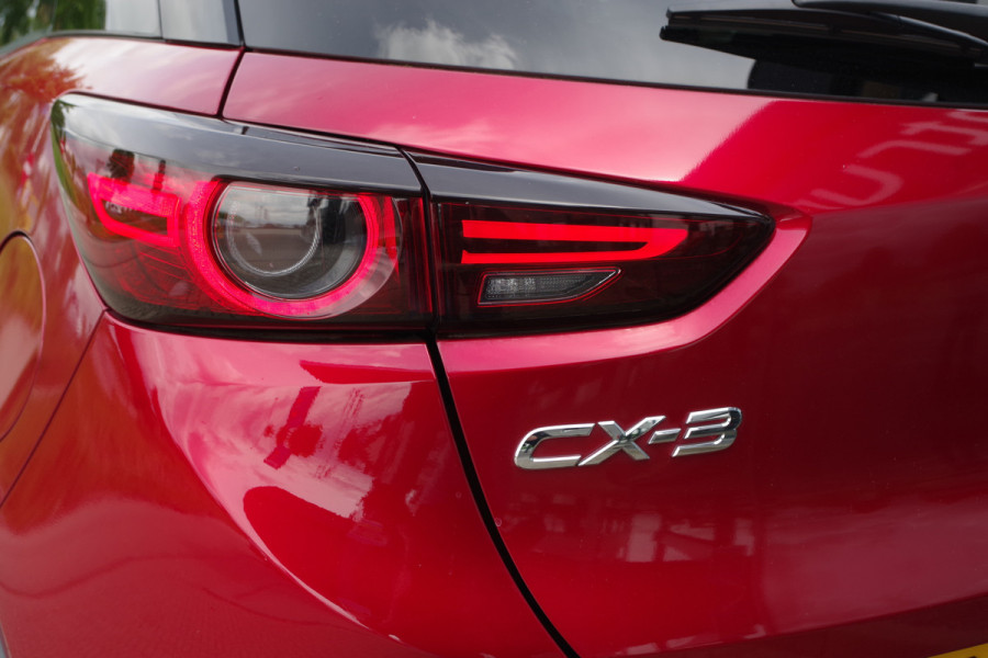 Mazda CX-3 2.0 SkyActiv-G GT-M 120 PK Automaat, Cruise Control, Trekhaak, Stoelverwarming, LED, Navigatie