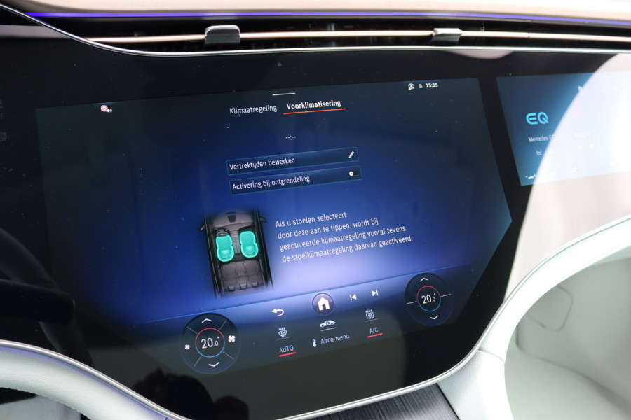 Mercedes-Benz EQE 300 Business Line 90 kWh | 49.000,- ex BTW | Hyperscreen | Luchtvering | Distronic | Panoramadak | Burmester | Camera | | Leder | Verwarmd Stuurwiel | Warmtepomp | Rijassistentiepakket |