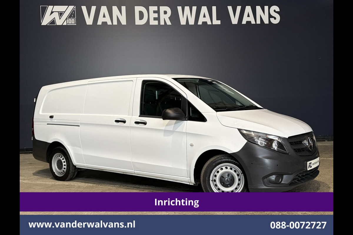 Mercedes-Benz Vito 116 CDI 164pk L3H1 inrichting Euro6 Airco | Camera | Navigatie | Apple Carplay Cruisecontrol, Android Auto, Stoelverwarming, Parkeersensoren, Bijrijdersbank