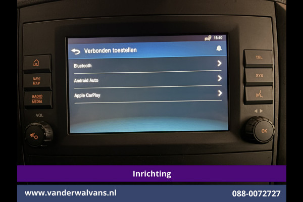 Mercedes-Benz Vito 116 CDI 164pk L3H1 inrichting Euro6 Airco | Camera | Navigatie | Apple Carplay Cruisecontrol, Android Auto, Stoelverwarming, Parkeersensoren, Bijrijdersbank