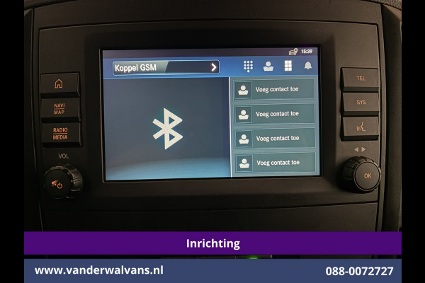 Mercedes-Benz Vito 116 CDI 164pk L3H1 inrichting Euro6 Airco | Camera | Navigatie | Apple Carplay Cruisecontrol, Android Auto, Stoelverwarming, Parkeersensoren, Bijrijdersbank
