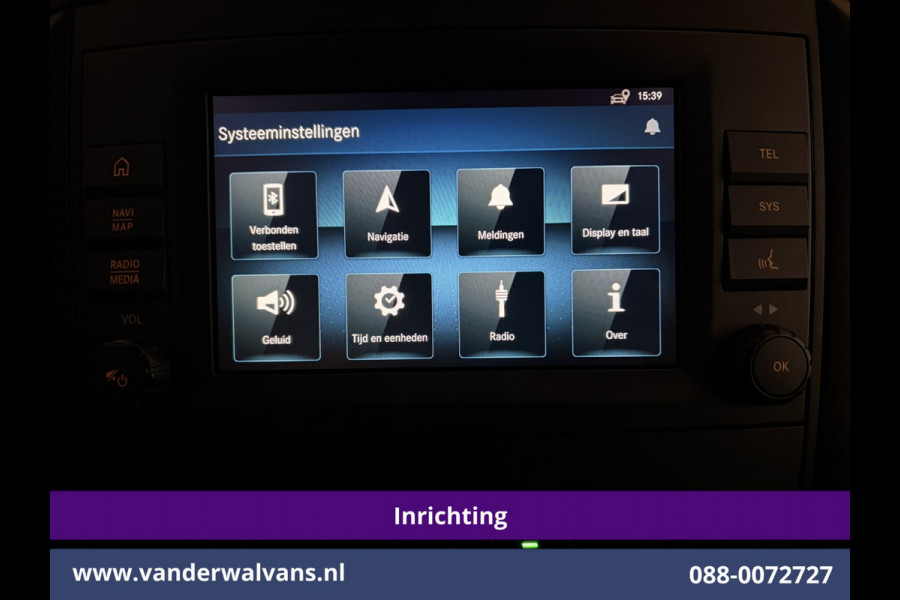 Mercedes-Benz Vito 116 CDI 164pk L3H1 inrichting Euro6 Airco | Camera | Navigatie | Apple Carplay Cruisecontrol, Android Auto, Stoelverwarming, Parkeersensoren, Bijrijdersbank