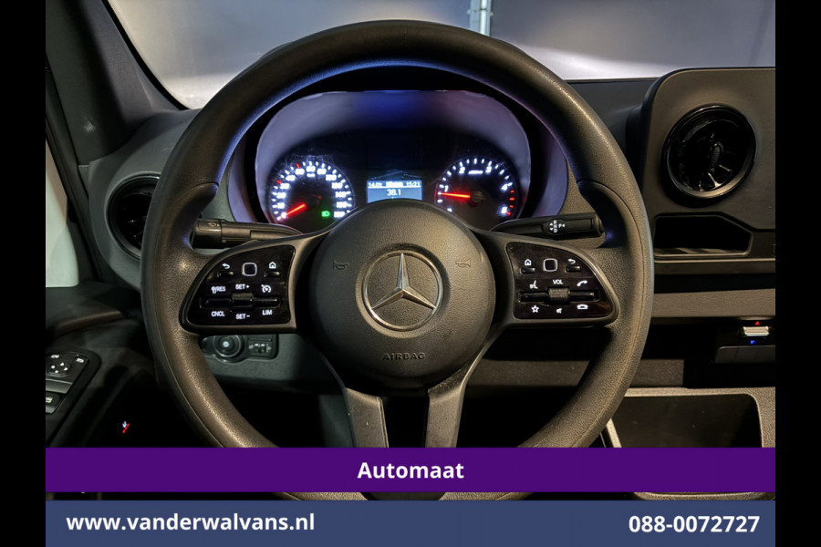 Mercedes-Benz Sprinter 316 CDI 164pk 9G-Tronic Automaat L3H2 Euro6 Airco | Camera | Chauffeursstoel | Apple Carplay Cruisecontrol, Android Auto, Stoelverwarming, 270 Graden Achterdeuren, Parkeersensoren, Bijrijdersbank