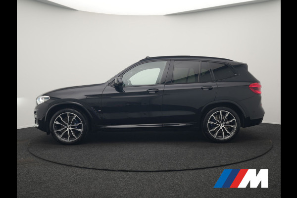 BMW X3 xDrive30e M Sport PHEV 293pk Dealer O.H. | Trekhaak Af Fabriek | Panodak | Head Up | 360 Camera | Adaptief Onderstel | Lederen Sportstoelen Memory & Verwarmd | Sfeerverlichting | Stuur Verwarmd | Keyless | Blis | Apple Carplay | Plug In Hybrid |