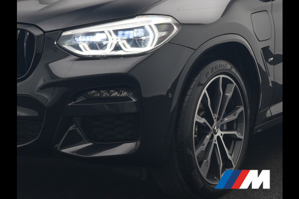 BMW X3 xDrive30e M Sport PHEV 293pk Dealer O.H. | Trekhaak Af Fabriek | Panodak | Head Up | 360 Camera | Adaptief Onderstel | Lederen Sportstoelen Memory & Verwarmd | Sfeerverlichting | Stuur Verwarmd | Keyless | Blis | Apple Carplay | Plug In Hybrid |