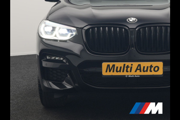 BMW X3 xDrive30e M Sport PHEV 293pk Dealer O.H. | Trekhaak Af Fabriek | Panodak | Head Up | 360 Camera | Adaptief Onderstel | Lederen Sportstoelen Memory & Verwarmd | Sfeerverlichting | Stuur Verwarmd | Keyless | Blis | Apple Carplay | Plug In Hybrid |