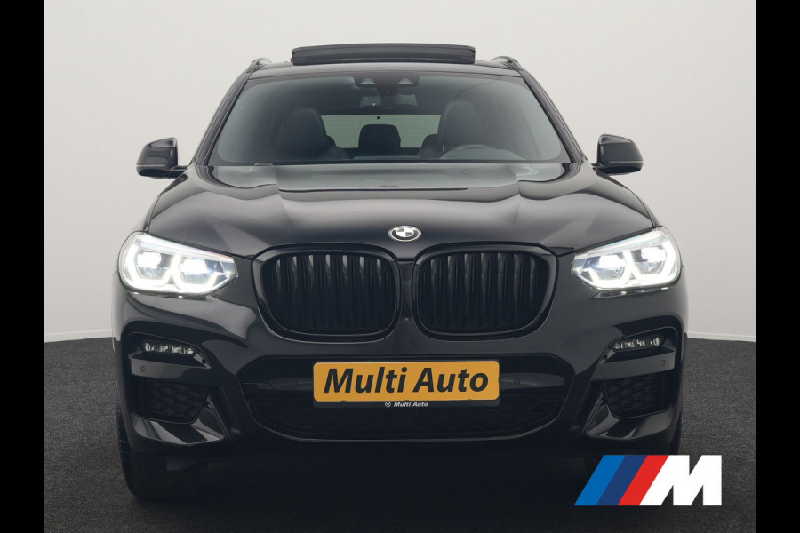 BMW X3 xDrive30e M Sport PHEV 293pk Dealer O.H. | Trekhaak Af Fabriek | Panodak | Head Up | 360 Camera | Adaptief Onderstel | Lederen Sportstoelen Memory & Verwarmd | Sfeerverlichting | Stuur Verwarmd | Keyless | Blis | Apple Carplay | Plug In Hybrid |