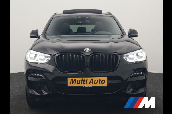 BMW X3 xDrive30e M Sport PHEV 293pk Dealer O.H. | Trekhaak Af Fabriek | Panodak | Head Up | 360 Camera | Adaptief Onderstel | Lederen Sportstoelen Memory & Verwarmd | Sfeerverlichting | Stuur Verwarmd | Keyless | Blis | Apple Carplay | Plug In Hybrid |