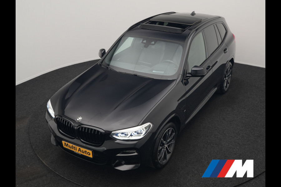 BMW X3 xDrive30e M Sport PHEV 293pk Dealer O.H. | Trekhaak Af Fabriek | Panodak | Head Up | 360 Camera | Adaptief Onderstel | Lederen Sportstoelen Memory & Verwarmd | Sfeerverlichting | Stuur Verwarmd | Keyless | Blis | Apple Carplay | Plug In Hybrid |