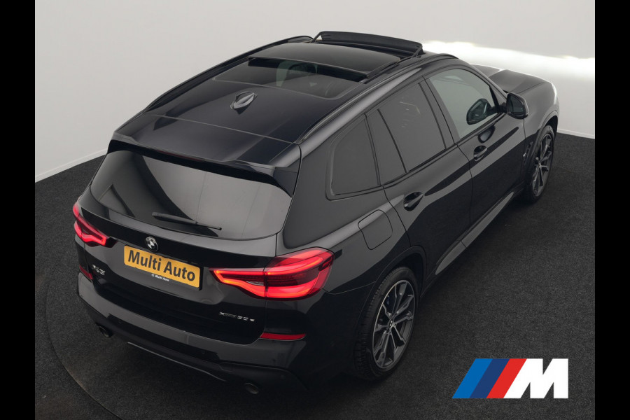 BMW X3 xDrive30e M Sport PHEV 293pk Dealer O.H. | Trekhaak Af Fabriek | Panodak | Head Up | 360 Camera | Adaptief Onderstel | Lederen Sportstoelen Memory & Verwarmd | Sfeerverlichting | Stuur Verwarmd | Keyless | Blis | Apple Carplay | Plug In Hybrid |