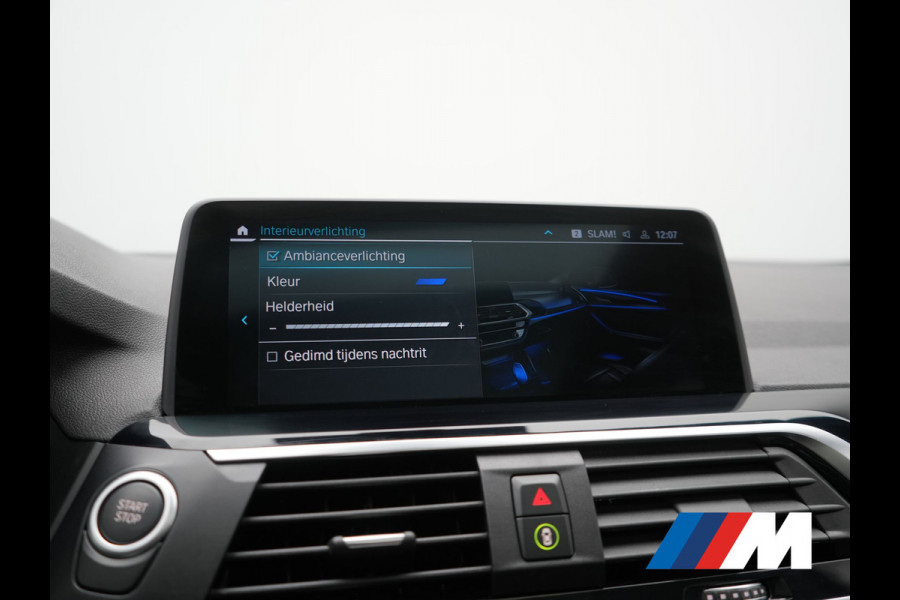 BMW X3 xDrive30e M Sport PHEV 293pk Dealer O.H. | Trekhaak Af Fabriek | Panodak | Head Up | 360 Camera | Adaptief Onderstel | Lederen Sportstoelen Memory & Verwarmd | Sfeerverlichting | Stuur Verwarmd | Keyless | Blis | Apple Carplay | Plug In Hybrid |