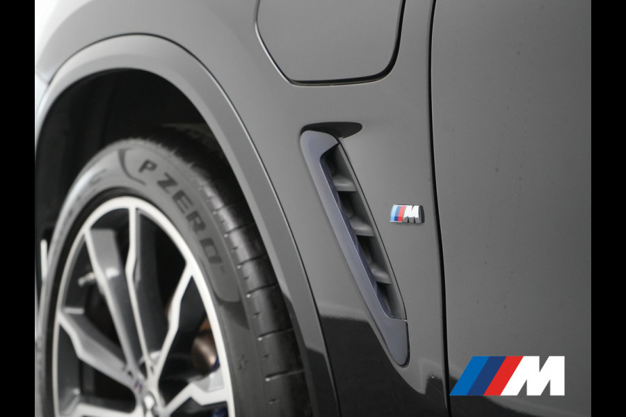 BMW X3 xDrive30e M Sport PHEV 293pk Dealer O.H. | Trekhaak Af Fabriek | Panodak | Head Up | 360 Camera | Adaptief Onderstel | Lederen Sportstoelen Memory & Verwarmd | Sfeerverlichting | Stuur Verwarmd | Keyless | Blis | Apple Carplay | Plug In Hybrid |