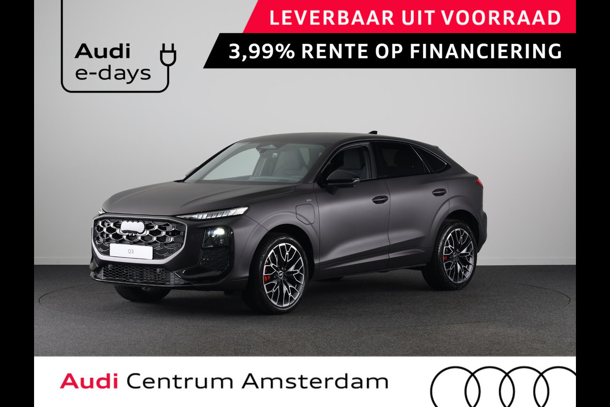 Audi Q3 Sportback S edition e-hybrid 200 kW / 272 PK Sportback | Techniekpakket pro | OLED achterlichten | 20'' velgen | Matrix LED koplampen |