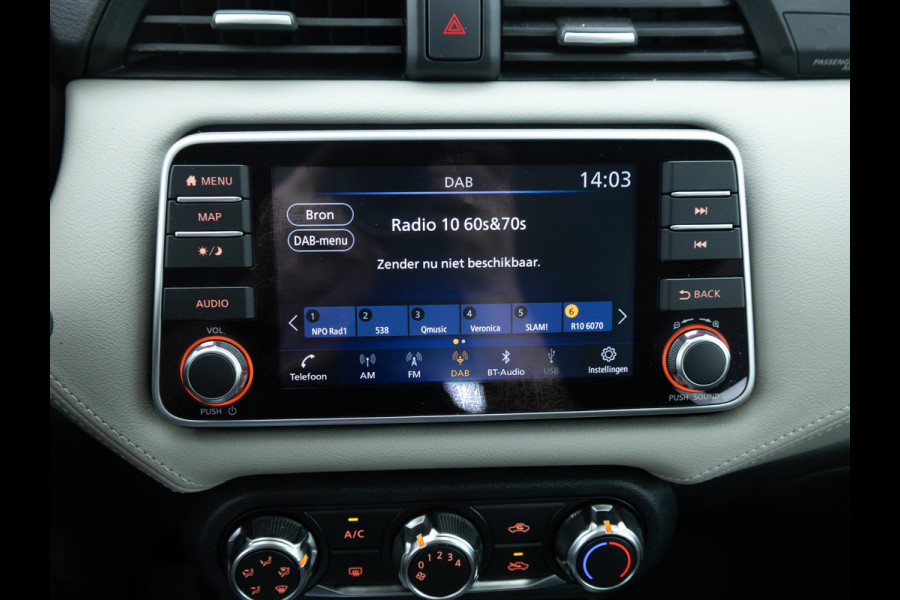 Nissan Micra 1.0 IG-T N-Design | Airco | Afneembare trekhaak | PDC achter | Cruise | Privacy glas | Navigatie Camera