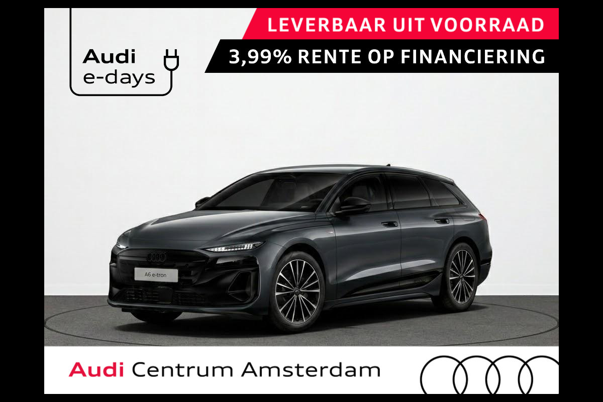 Audi A6 Avant e-tron S edition 83 kWh 286 pk | Sportstoel leder zwart | Trekhaak, elektr. wegklapbaar | Optiekpakket zwart-glanzend | Privacy glas |