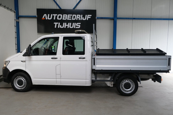 Volkswagen Transporter 2.0 TDI L2H1 DC Comfortline Pick-up - Airco, Cruise, PDC, Trekhaak.
