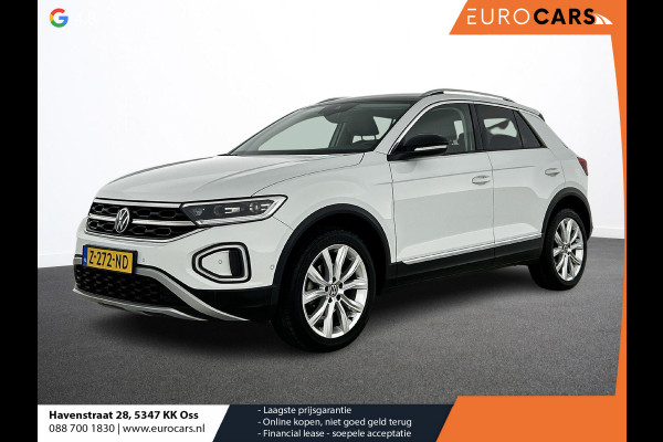 Volkswagen T-Roc 1.5 TSI 150pk DSG / Automaat Style two tone Navigatie Apple Carplay/Android Auto Parkeersensoren Camera Adaptive Cruise Control Blind Spot Assist Park Assist Stoel- en stuurverwarming Elektrische achterklep LED-koplampen