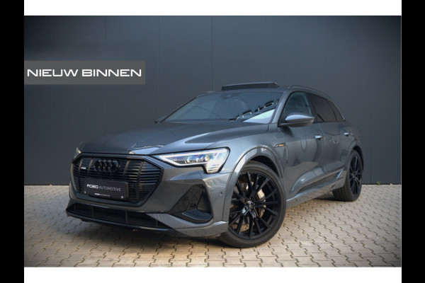 Audi e-tron e-tron 50 quattro Launch edition Black 71 kWh S-Line | Panoramadak | Stoelverwarming | Adaptive Cruise Control | Memory Seat | Parkeersensoren | Keyless | Apple Carplay | SOH 89,39%