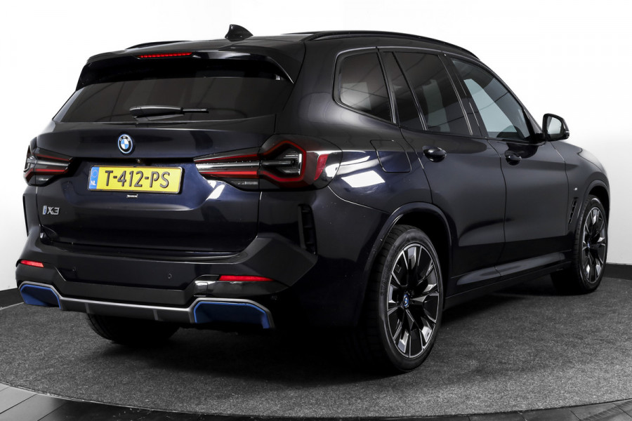 BMW iX3 High Executive M Sport 80 kWh | S/K-Panodak | Laser | Harman/Kardon | Dig. Cockpit | Adapt. Cruise | Stoelverw. | 360 camera | NAV+App. Connect | ECC | LM 20" |